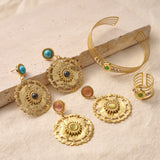 Golden Eclipse Earrings 01